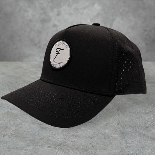 Black Fresh Fairways Golf Hat